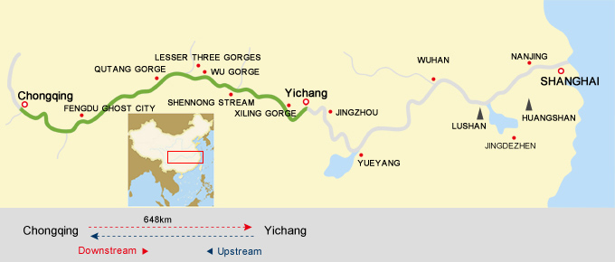 Chongqing Yichang Cruise Route Chongqing Yichang Cruise Route