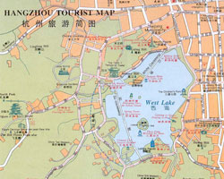 Hangzhou Tourist Map