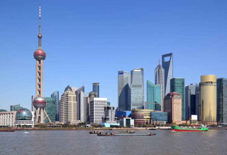 The Bund in Shanghai