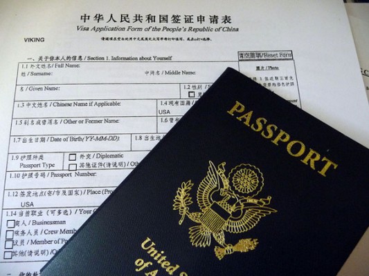 China Visa Application Form